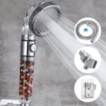 Dush me Presion të Lartë & Filtrim Jonik – 3 Modalitete Uji + Buton Stop