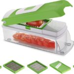 Prerëse Multifunksionale 5 në 1 për Perime & Fruta – Me 5 Tehë të Ndryshëm për Prerje të Shpejtë