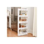 Raft i hollë me rrota – Organizues praktik për kuzhinë, banjo dhe lavanderi